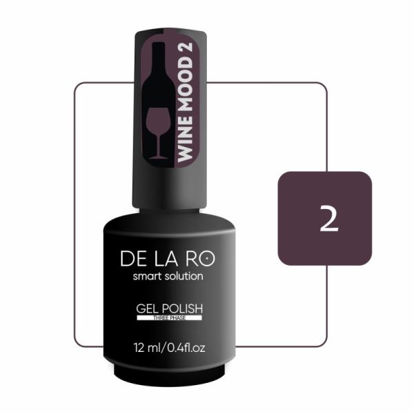 Гел лак DE LA RO Wine mood 02