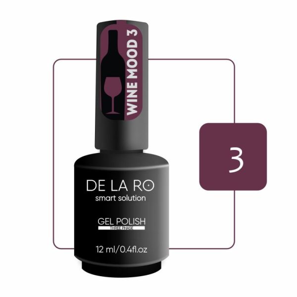 Гел лак DE LA RO Wine mood 03