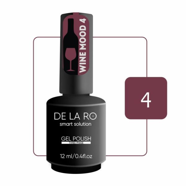 Гел лак DE LA RO Wine mood 04