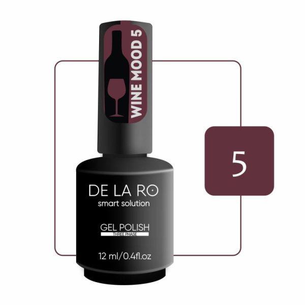 Гел лак DE LA RO Wine mood 05
