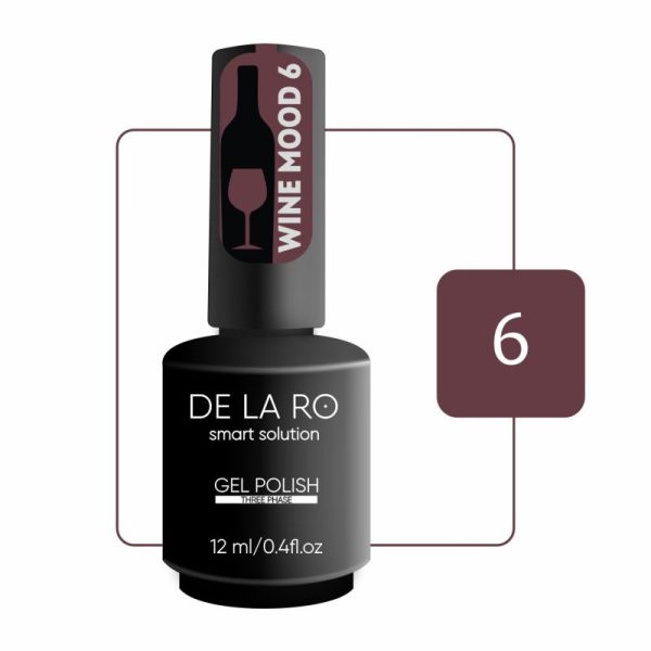 Гел лак DE LA RO Wine mood 06